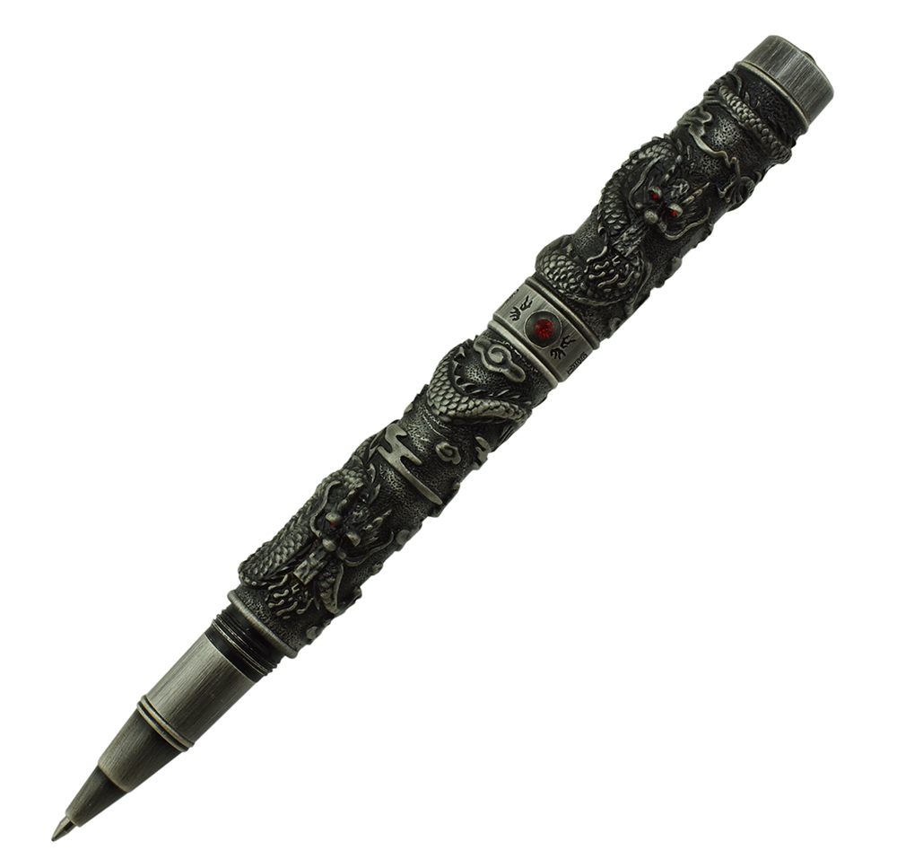 Vintage Collectible Pens - Jinhao-Stylo rmatérielle vintage luxueux, double dragon