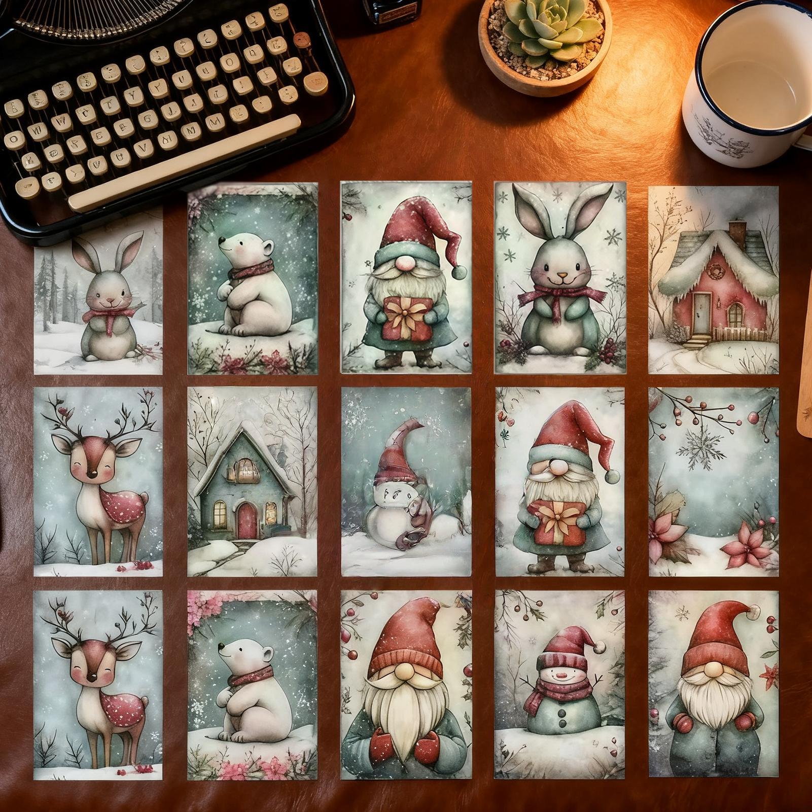 Collectible Vintage Greeting Cards - Carte de vœux de noël 20
