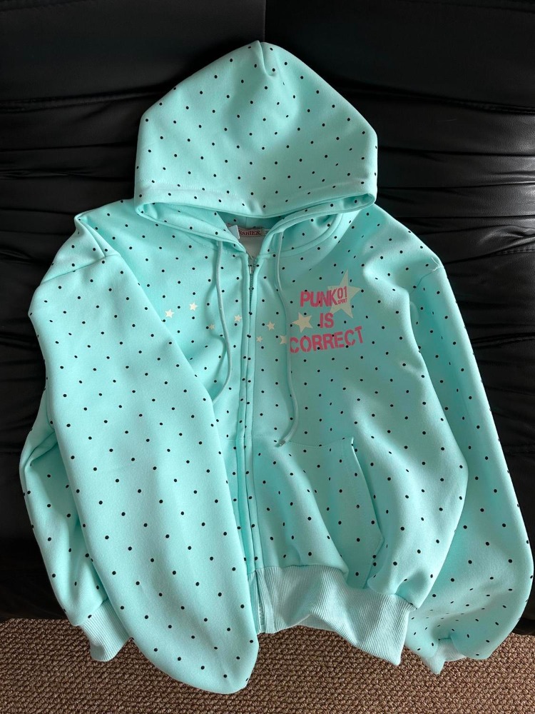 Vintage Zip Hoodie - Nouvelle mode printemps Y2K, style américain,
