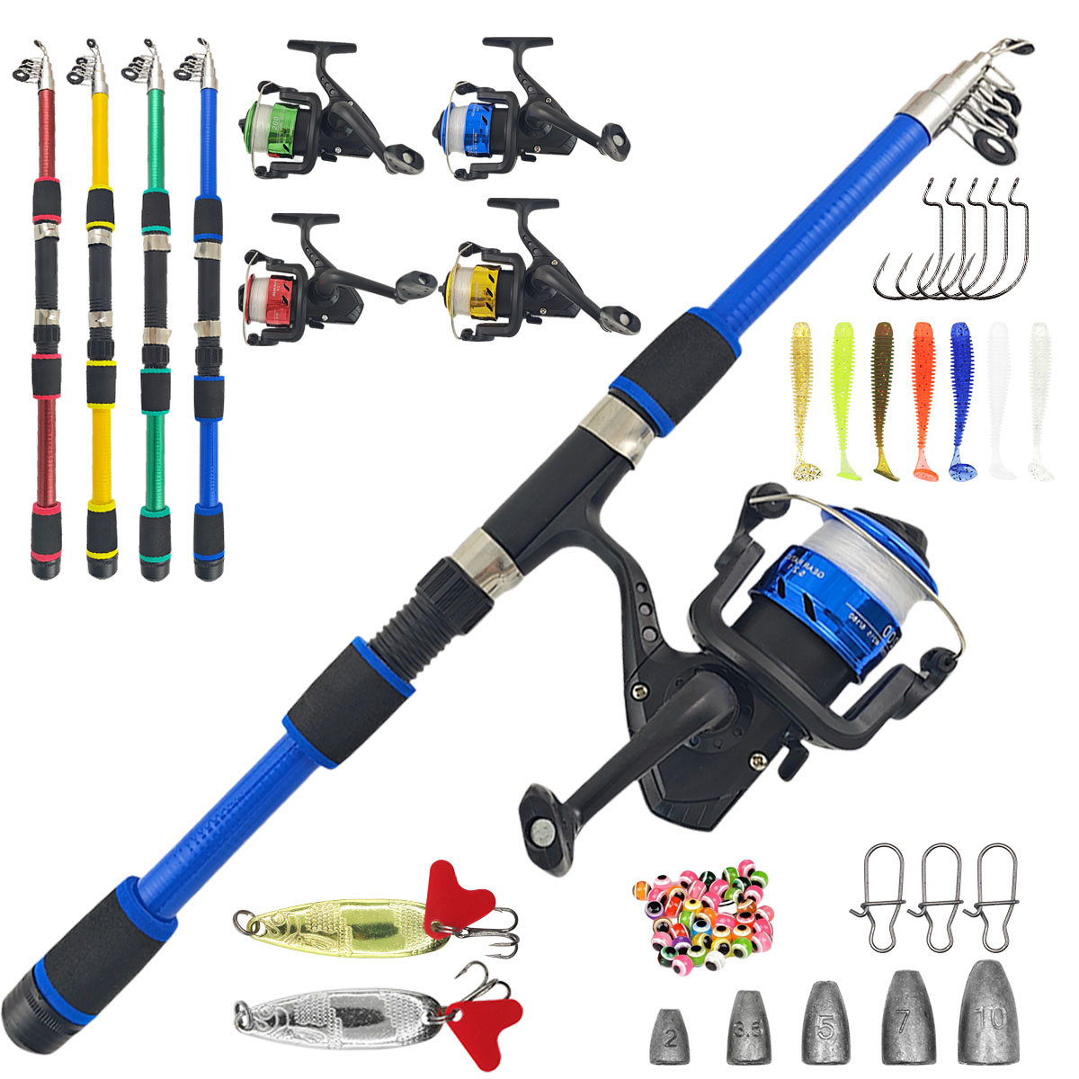 Developing Tank Reel - Kit complet de pêche avec canne