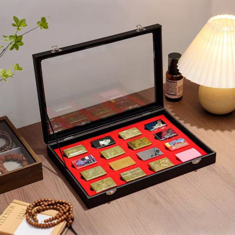 Vintage Collectible Lighters - Boîte de rangement pour briquet, présentoir