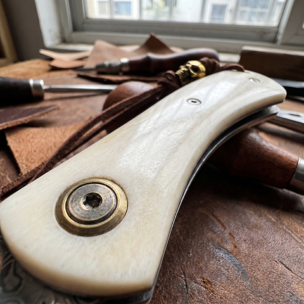 Couteau pliant vintage en acie - Vintage Collectible Knife avis et prix