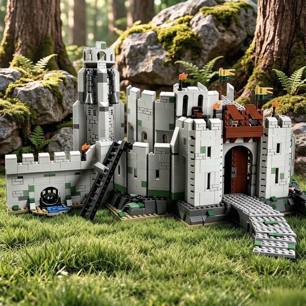 Modèle de château médiéval à a - Vintage Collectible Christmas Ornaments avis et prix