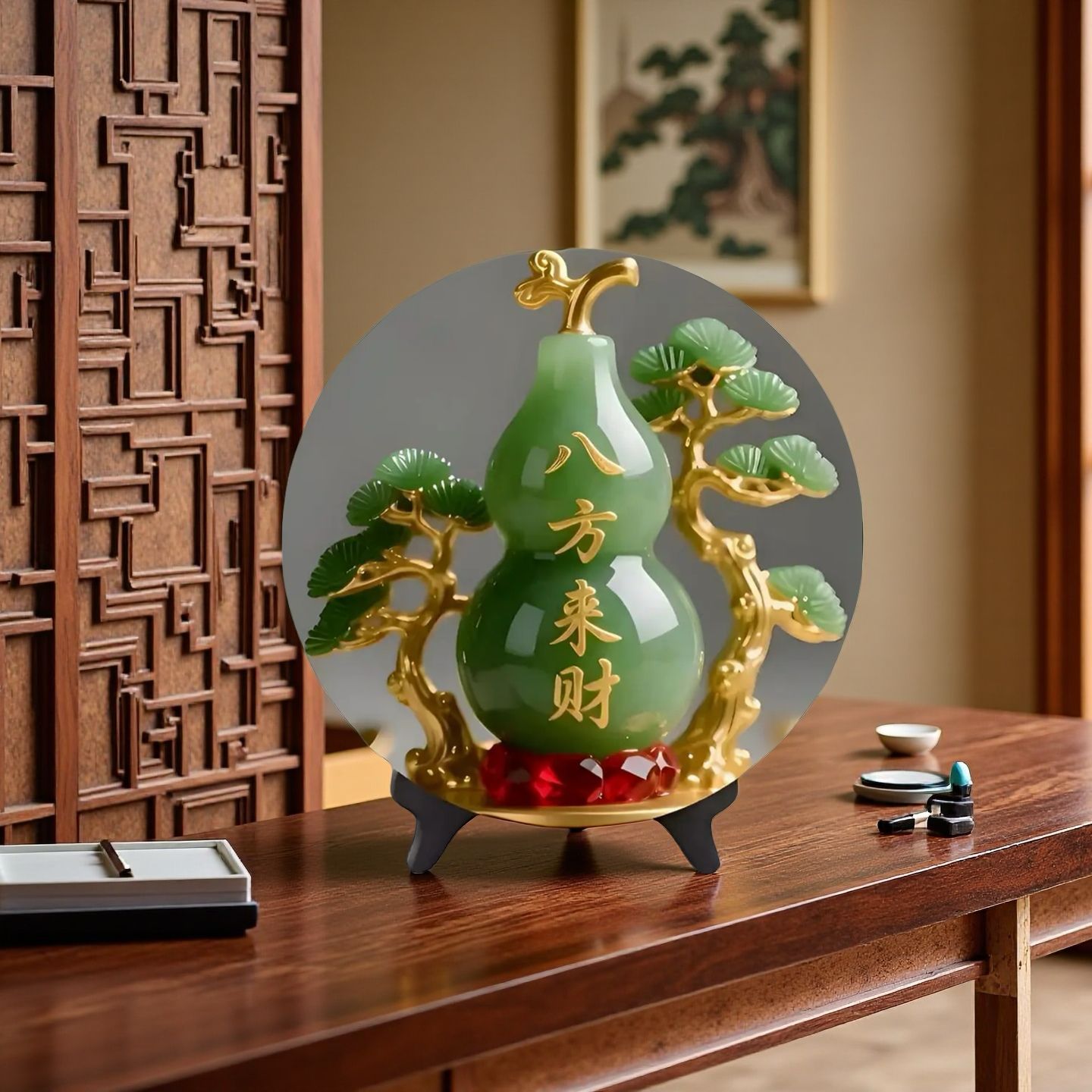 Figurine de gourde en jade nat - Vintage Collectible Christmas Ornaments avis et prix