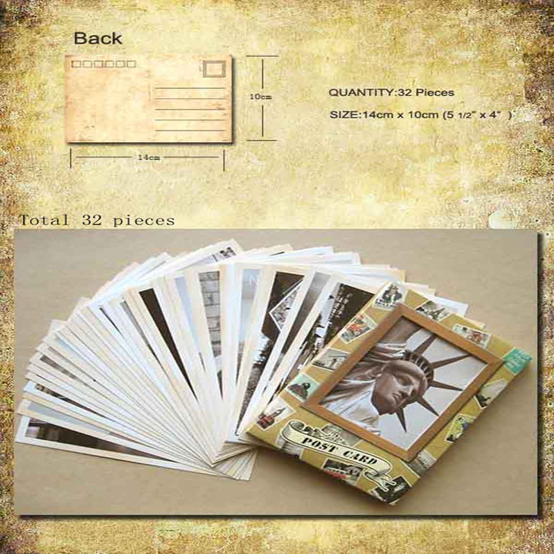 Bricolage rétro 32 pièces/sac  - Collectible Vintage Greeting Cards avis et prix