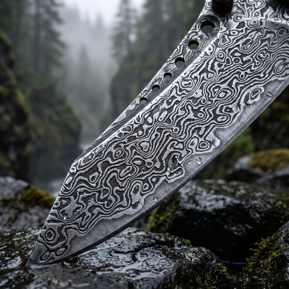 Couteau pliant à motif Damas h - Vintage Collectible Knife avis et prix