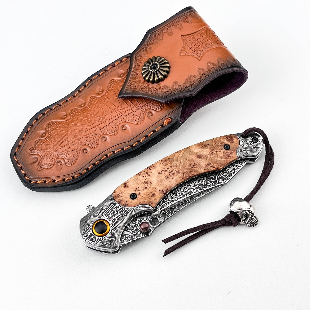 Couteau pliant à motif Damas h - Vintage Collectible Knife avis et prix