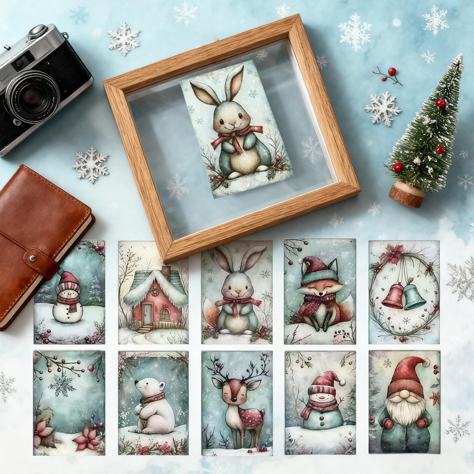Carte de vœux de noël 20 pièce - Collectible Vintage Greeting Cards avis et prix