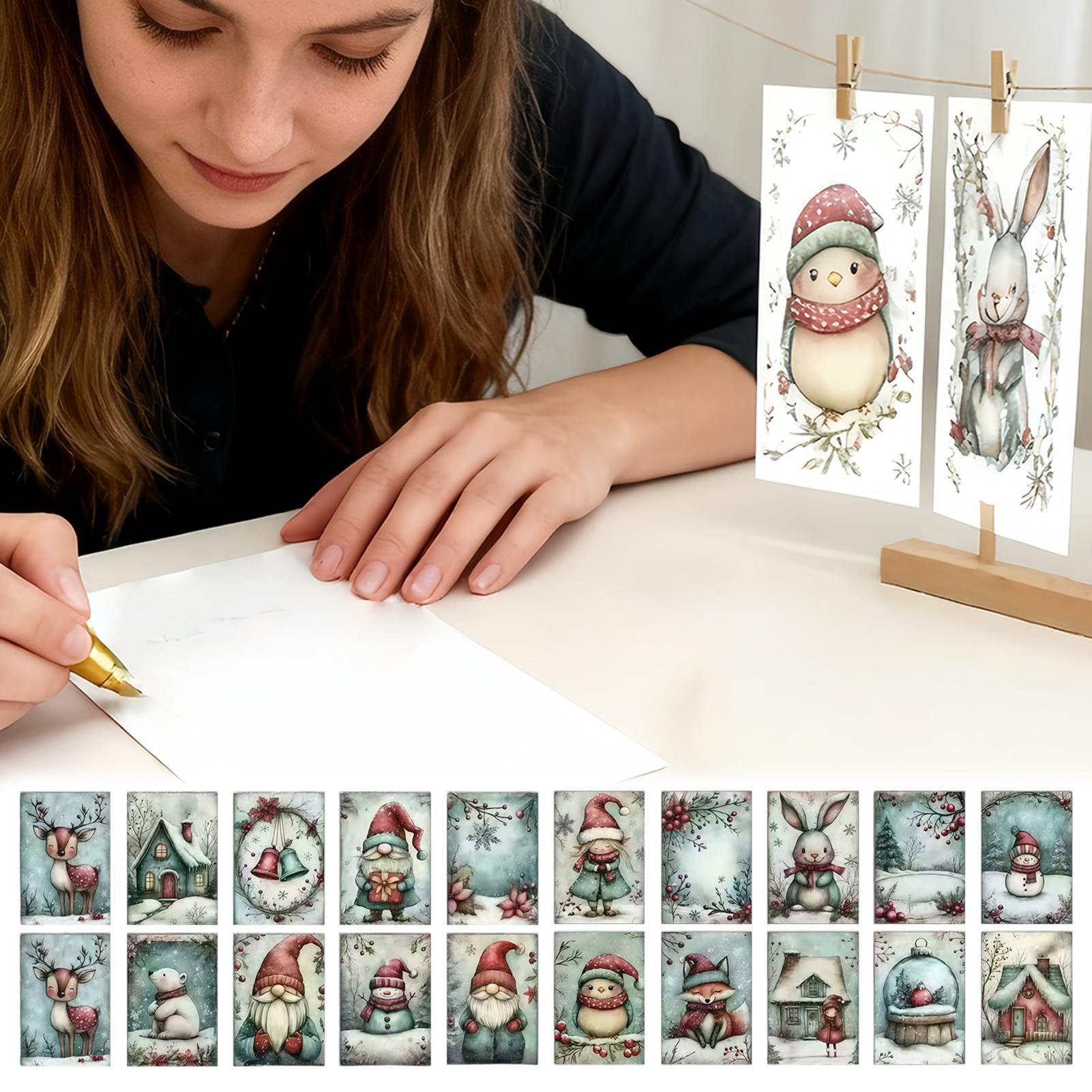 Carte de vœux de noël 20 pièce - Collectible Vintage Greeting Cards avis et prix