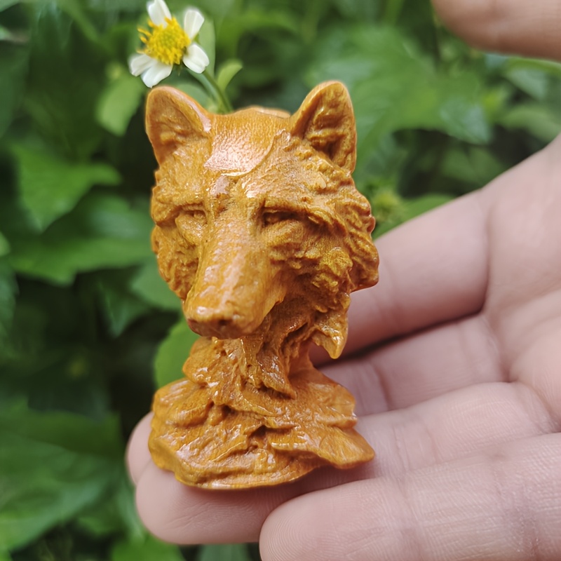 Sculpture de tête de loup en b - Vintage Collectible Christmas Ornaments avis et prix