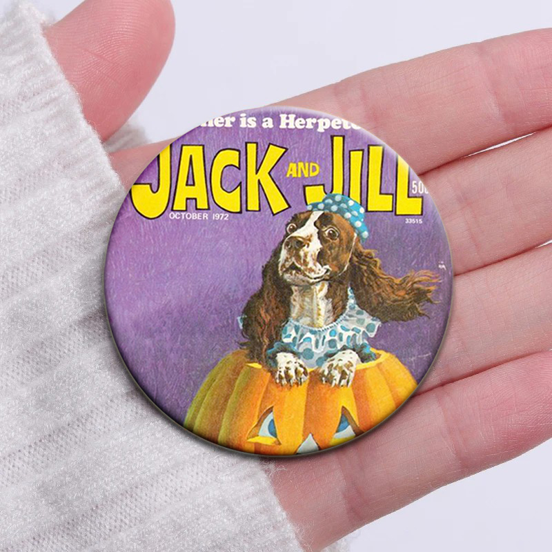 Broche noire à huit Jack Off J - Vintage Collectible Buttons avis et prix