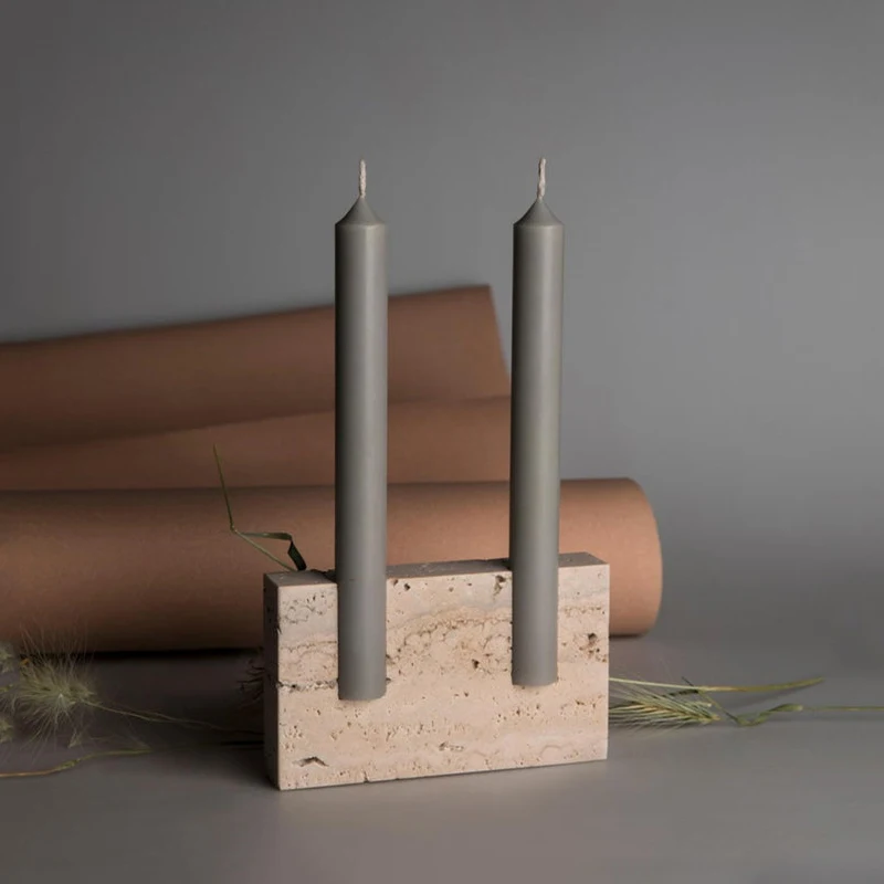 Porte-bougie conique en marbre - Collectible Vintage Matches avis et prix