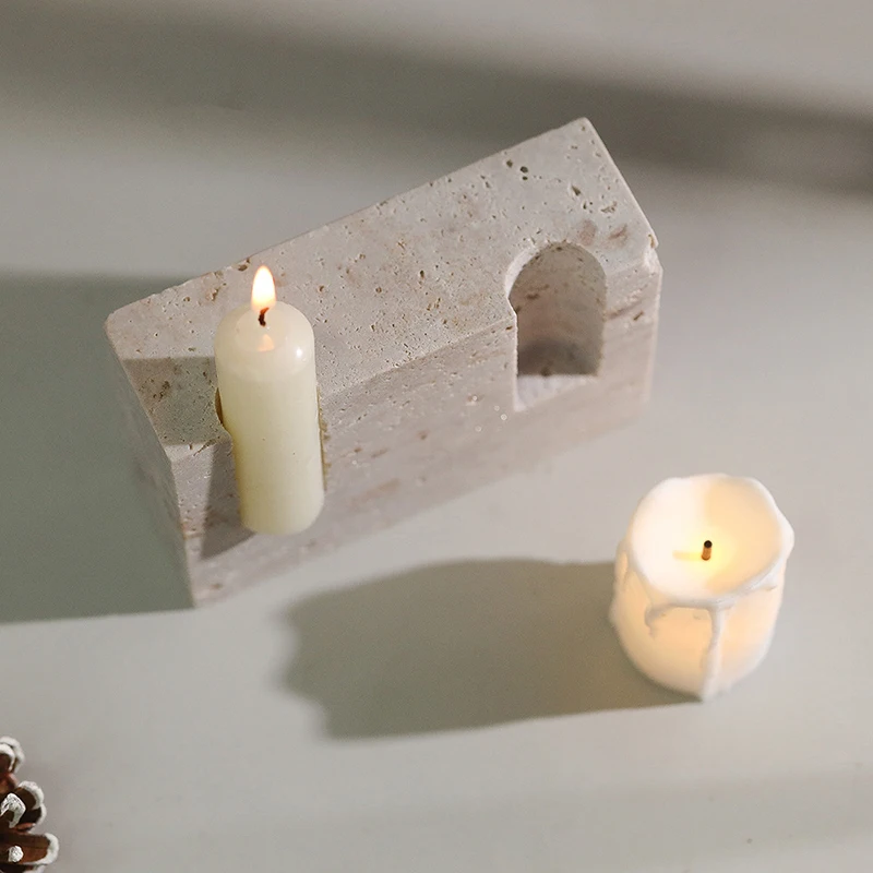 Porte-bougie conique en marbre - Collectible Vintage Matches avis et prix