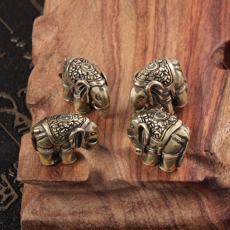 1 PC mignon éléphant en laiton - Vintage Collectible Christmas Ornaments avis et prix
