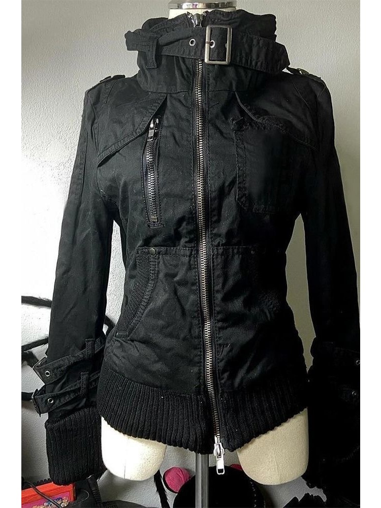 Sweat-shirt à capuche à col mo - Vintage Zip Hoodie avis et prix