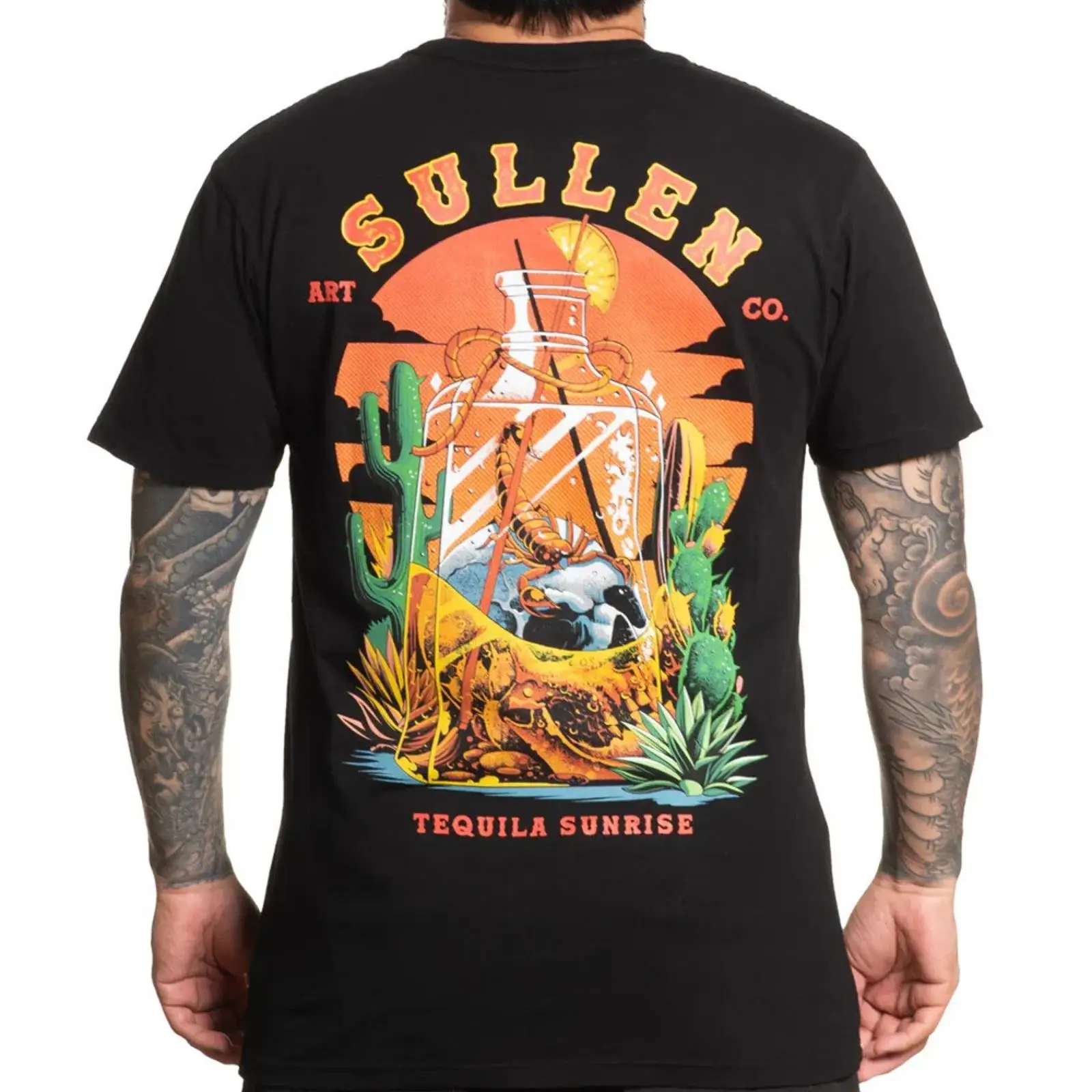 T-shirt Sullen Clothing Tequil - Vintage Collectible Clothing avis et prix